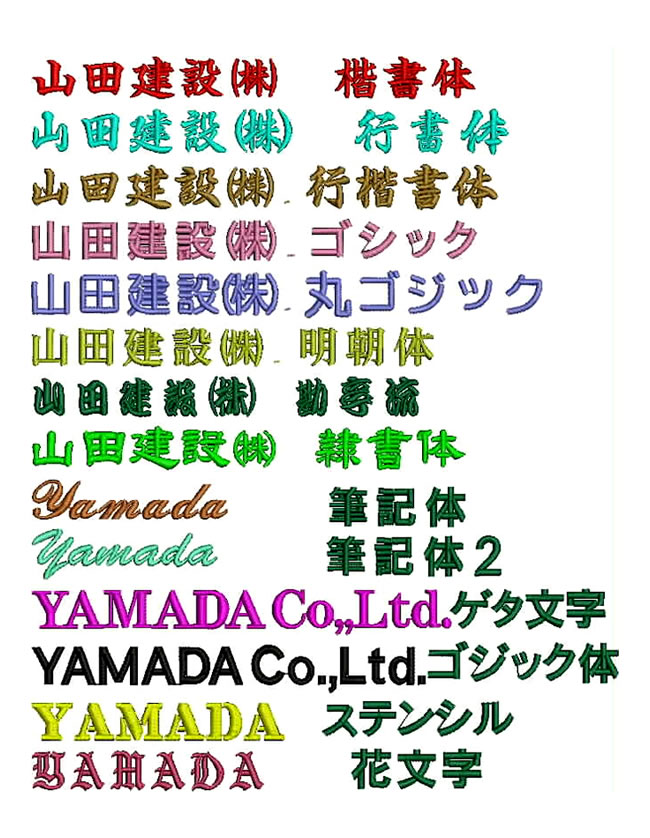 書体例